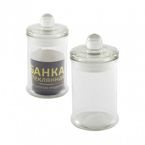 Банка для сыпучих продуктов Mallony Banca, стеклянная, с крышкой, 0,15 л фото