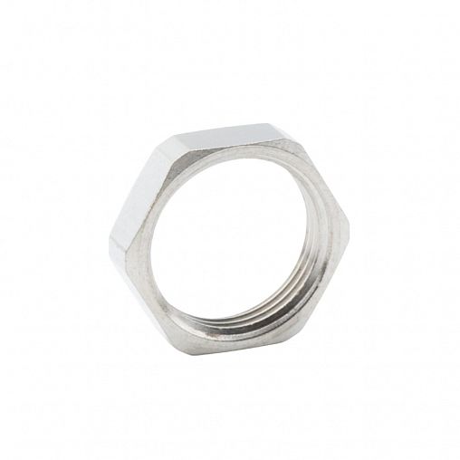 Контргайка латунная никелированная Alato внутренняя резьба 3/4" фото