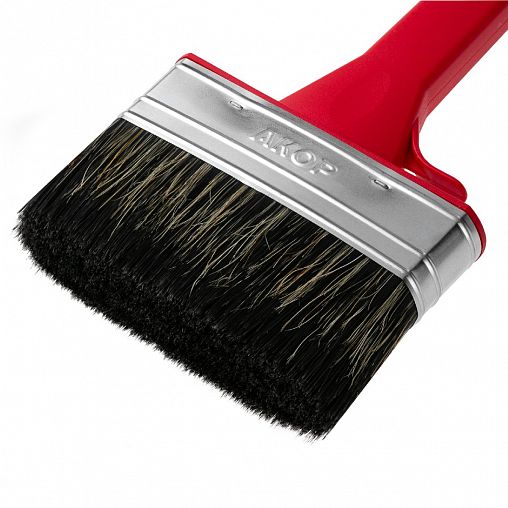 Кисть плоская для водных красок Акор Мастер, смешанная щетина, пластиковая ручка, 120 x 25 мм фото