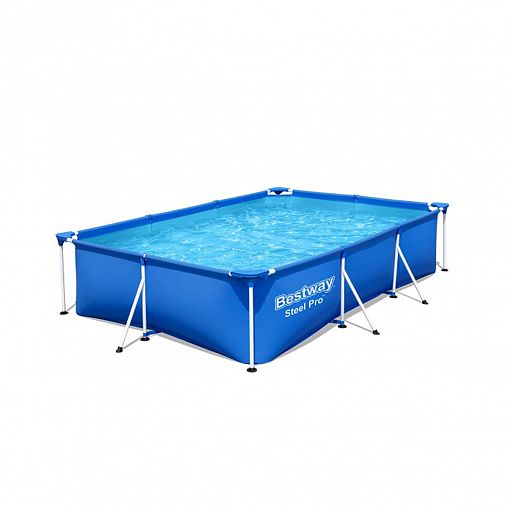 Бассейн каркасный Bestway Steel Pro, 300 x 201 x 66 см, 3300 л фото