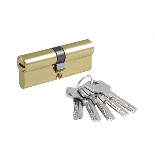 Цилиндровый механизм Нора-М STD AL ЛП-80 (40-40), ключ/ключ, золото фото