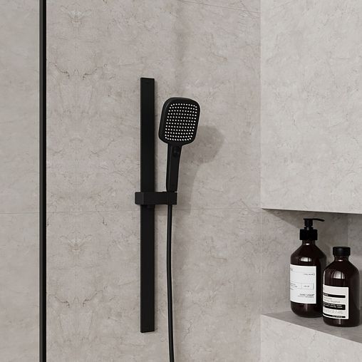 Лейка для душа IDDIS Esper ESP3FBSi18, 3 режима, черная матовая фото