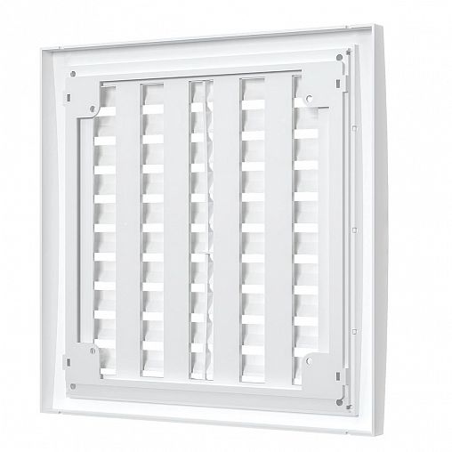 Разъемная регулируемая вентиляционная решетка Era 2020РРПН, пластиковая, 200 x 200 мм фото