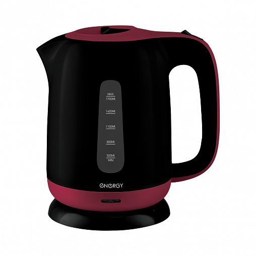 Чайник электрический Energy E-274, 1,7 л, пластик, черный фото