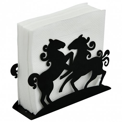 Салфетница Мультидом Мустанг, сталь, 14 x 10 x 4 см фото