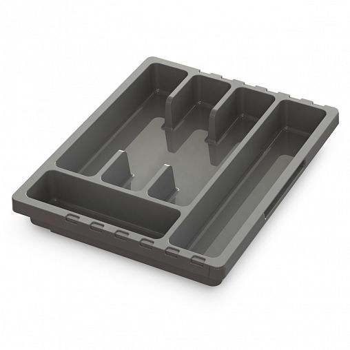 Лоток для столовых приборов Martika Смарт, 36 x 30 x 5 см, темно-серый фото