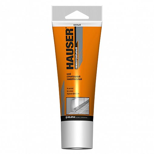 Клей строительный универсальный Hauser, 180 г, белый фото