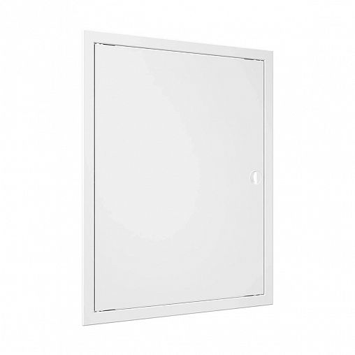 Люк-дверца ревизионная Evecs Л4050Р, ABS-пластик, с ручкой, с фланцем 396 x 496 мм, 418 x 518 мм фото