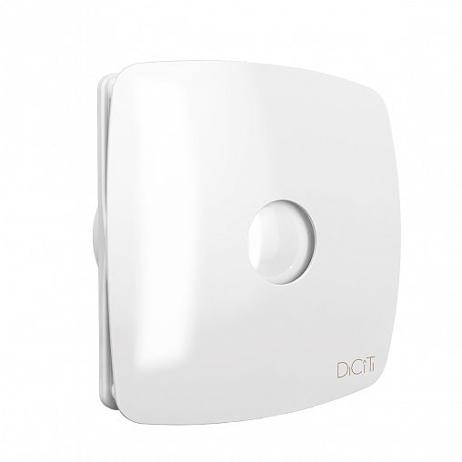 Вентилятор осевой вытяжной DiCiTi Rio 4C MRH D100, с обратным клапаном и электронным таймером фото