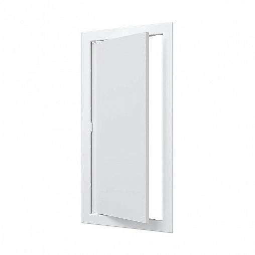 Люк-дверца ревизионная Auramax AD2040, пластик, нажимная, с фланцем 196 x 396 мм, 218 x 418 мм фото