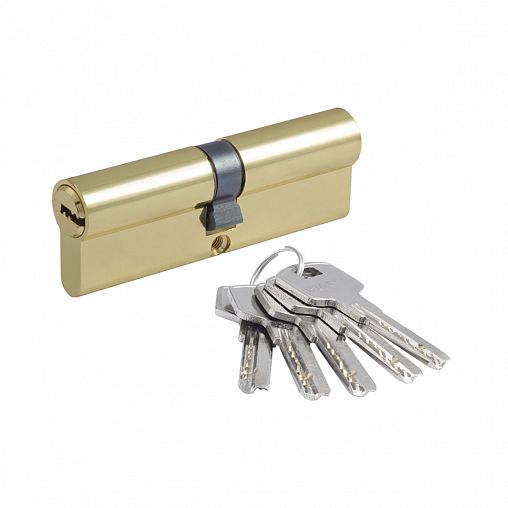 Цилиндровый механизм Нора-М STD Z ЛП-100 (50-50), ключ/ключ, золото фото
