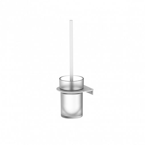 Ершик для унитаза настенный IDDIS NOA, с подставкой, белый матовый фото