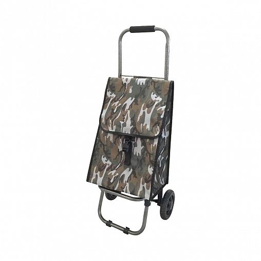 Сумка-тележка хозяйственная Рыжий кот D-203 Хаки фото