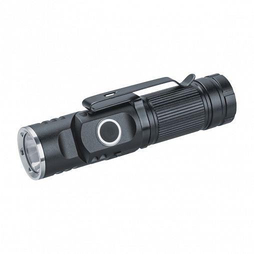 Фонарь ручной светодиодный Navigator NPT-P08 аккумуляторный, 1 Osram P8, 7 Вт, черный фото