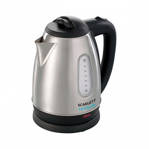 Чайник электрический Scarlett SC-EK21S20, 1,8 л, сталь фото