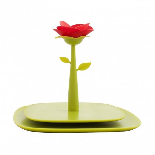 Салфетница Vigar Rose, зеленая фото