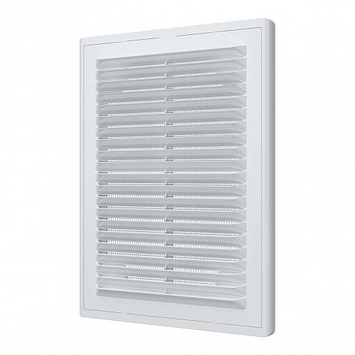 Решетка вентиляционная Era 1520Р, пластиковая, с сеткой, 150 x 200 мм фото