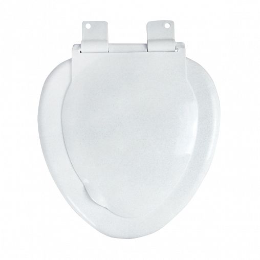 Сиденье для унитаза VIRPlast, белый мрамор фото