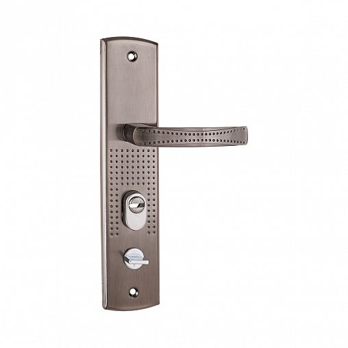 Ручка дверная на планке Стандарт РН-СТ222-L, левая, матовый никель фото