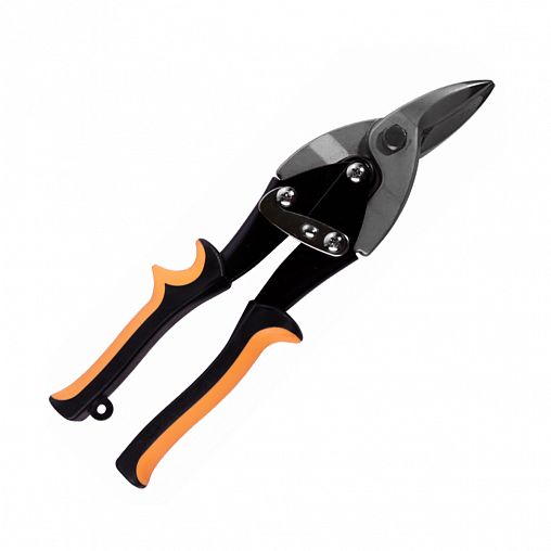 Ножницы по металлу Вихрь НМ-250L, двухкомпонентные ручки, правый рез, 250 мм фото