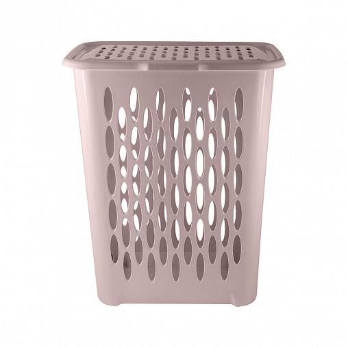 Корзина для белья Keeplex Light, с крышкой, 37 л, бежевый топаз фото