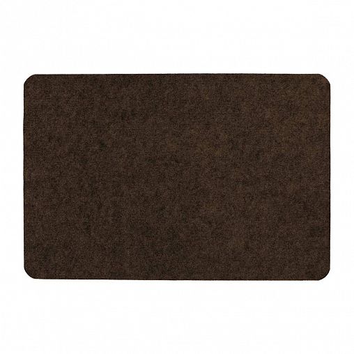 Коврик придверный Vortex Slim, влаговпитывающий, ребристый, 60 x 90 см, коричневый фото
