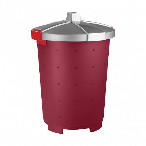 Контейнер для корма Lucky Pet, 450 x 450 x 900 мм, 45 л, бордовый фото