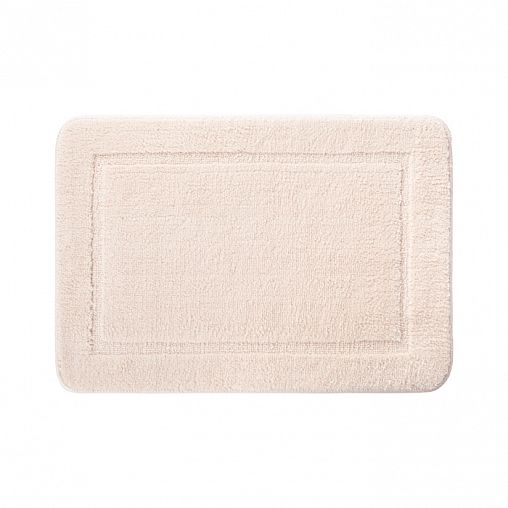Коврик для ванной IDDIS, микрофибра, 90 x 60 см, светло-бежевый фото