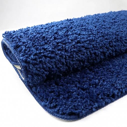 Коврик в ванную L Cadesi Alya, полипропилен, 60 x 100 см, синий фото