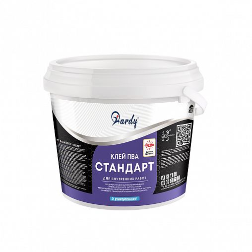 Клей ПВА универсальный Hardy Стандарт, 0,75 кг фото