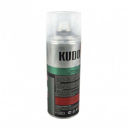 Аэрозольная алкидная краска RAL Kudo KU-09010, 520 мл, RAL 9010, белая фото