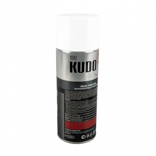 Аэрозольная краска для металлочерепицы Kudo KU-03005R, 520 мл, RAL 3005, винно-красная фото