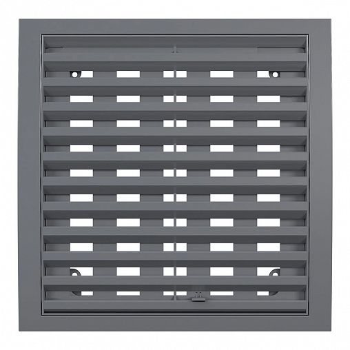 Разъемная регулируемая вентиляционная решетка Era 2020РРПН сер, пластиковая, 200 x 200 мм фото