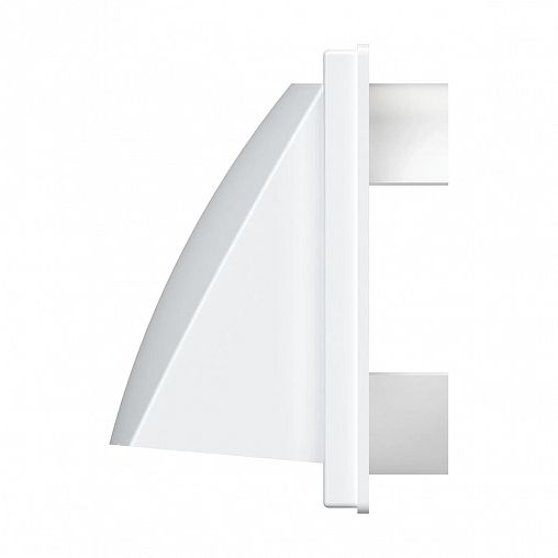 Выход стенной вытяжной Era 1515К12,5ФВ, 150 x 150 мм, с обратным клапаном, с фланцем D 125 мм фото