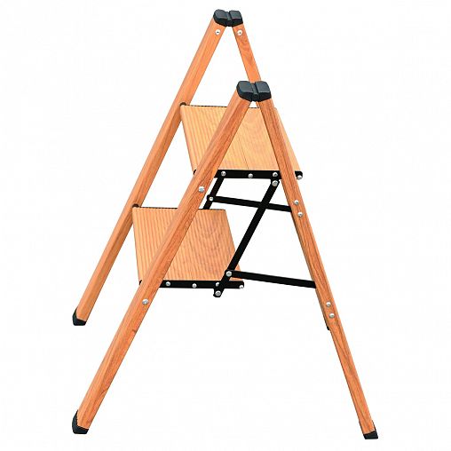 Стремянка алюминиевая Alumet AWD102, 2 широкие ступени, 0,66 м фото