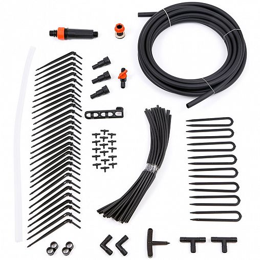 Комплект для капельного полива Жук №4, от емкости, 30 растений фото