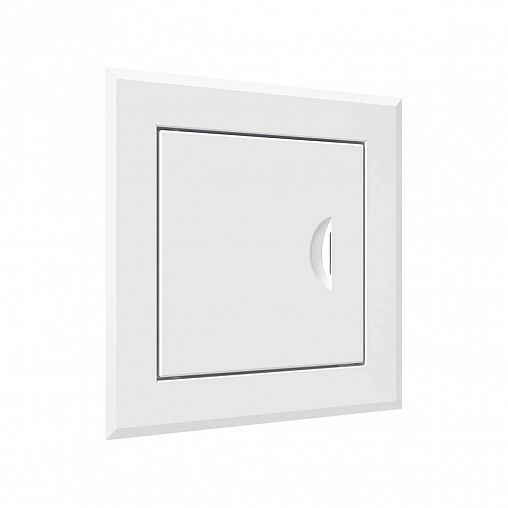 Люк-дверца ревизионная Evecs ЛТ1515Мп, стальная на магните, с фланцем 150 x 150 мм, 210 x 210 мм фото