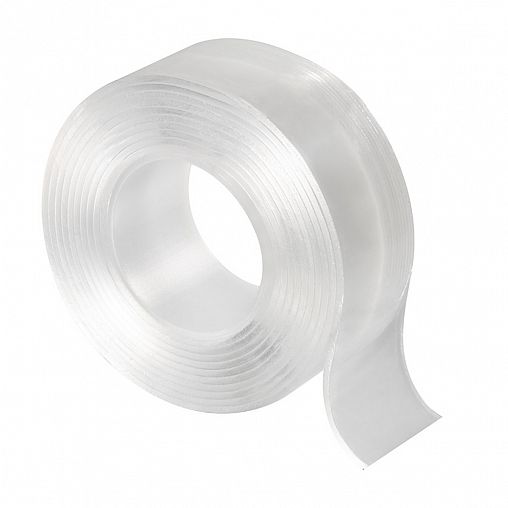 Скотч двусторонний многоразовый Park, усиленный, 30 мм x 2 м, прозрачный фото