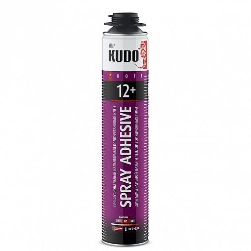Клей-пена для теплоизоляции Kudo Proff Spray Adhesive 12+, 1000 мл фото Клей-пена для теплоизоляции Kudo Proff Spray Adhesive 12+, 1000 мл фото