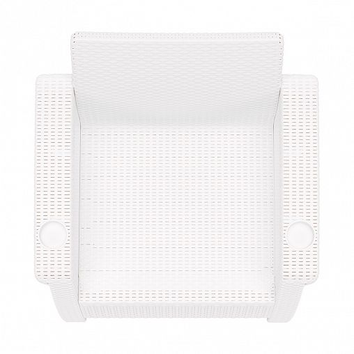 Кресло Альтернатива Ротанг плюс, 73 x 70 x 79 см, белое фото