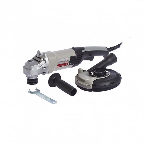Угловая шлифмашина Интерскол МШУ-125/1400Э (380.1.0.00), 1400 Вт, D 125 мм фото