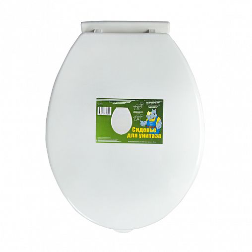 Сиденье для унитаза Мультипласт Групп, 47 x 38 x 3,5 см, белое фото
