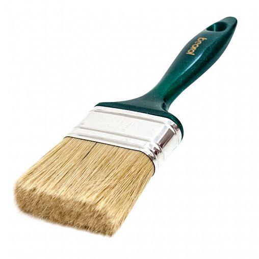Кисть плоская Beorol Professional 2,5", натуральная щетина, 63 x 21 мм фото