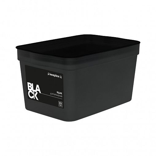 Ящик для хранения Keeplex Black, 2,3 л, черный фото