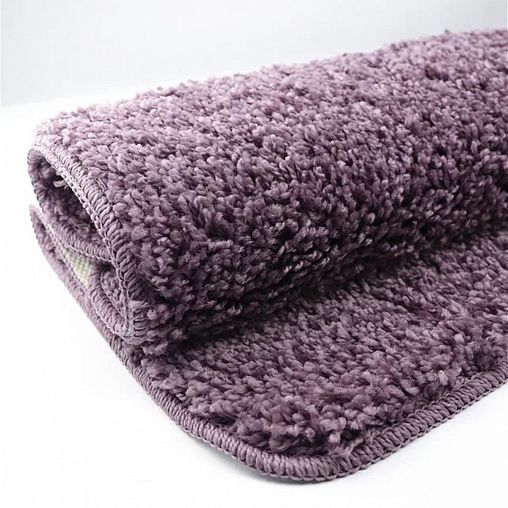 Коврик в ванную и туалет L Cadesi Anelya, 50 x 80 + 50 x 40 см, полипропилен, лиловый фото