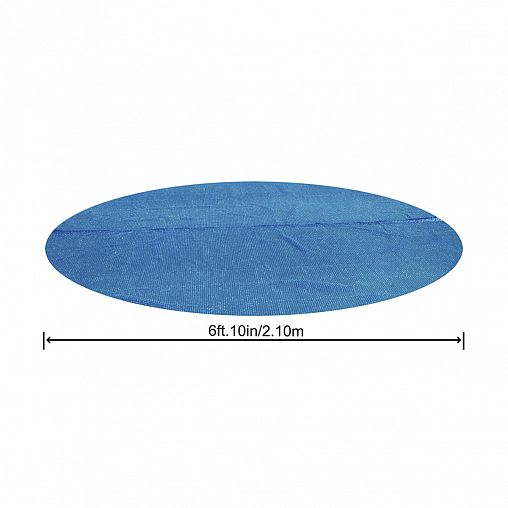 Тент для каркасных бассейнов Bestway, солнценагревательный, d 244 см, синий фото