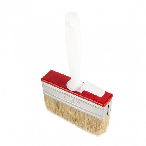 Макловица Krafor, натуральная щетина, пластиковая ручка, 30 x 120 мм фото