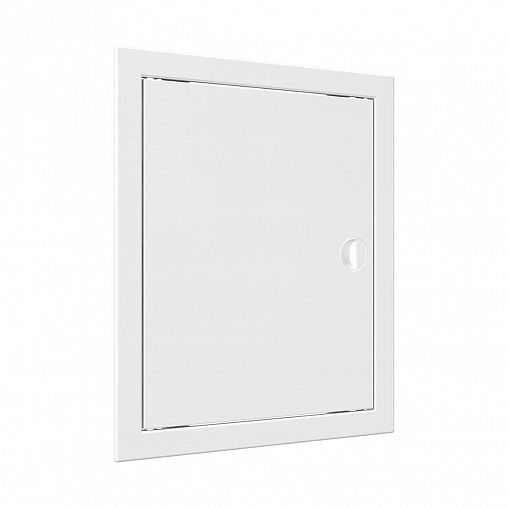 Люк-дверца ревизионная Evecs Л2530Р, ABS-пластик, с ручкой, с фланцем 246 x 296 мм, 268 x 318 мм фото