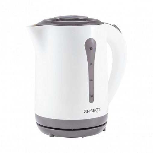 Чайник электрический Energy E-213, 2,5 л, пластик, белый фото
