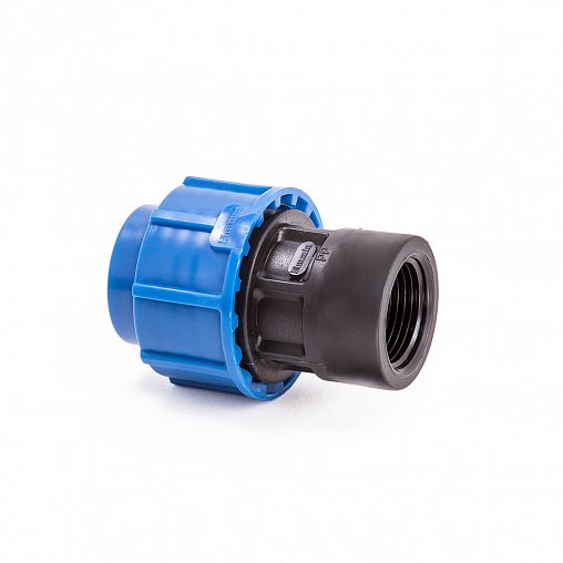 Муфта компрессионная для ПНД труб Lammin, внутренняя резьба, 32 x 1 1/4" фото